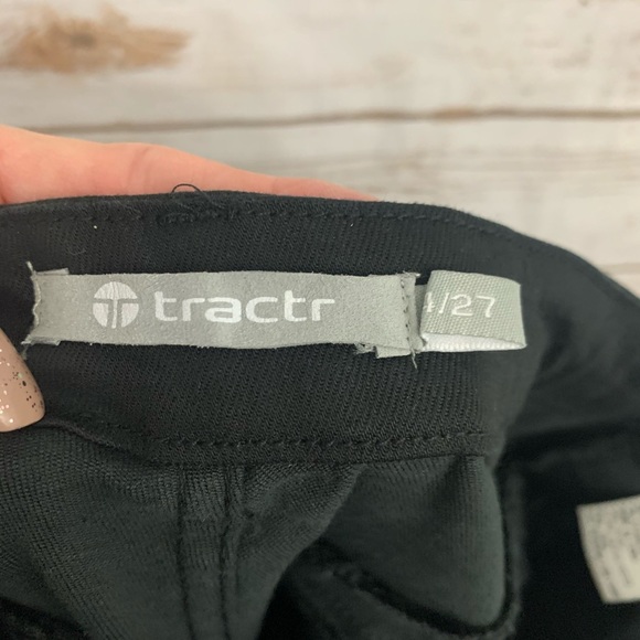 Tractr High Waist Straight Leg Pants Jeans 27 NWT - Picture 5 of 8